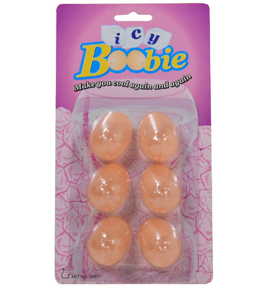 Cubos de gelo em forma de peitos