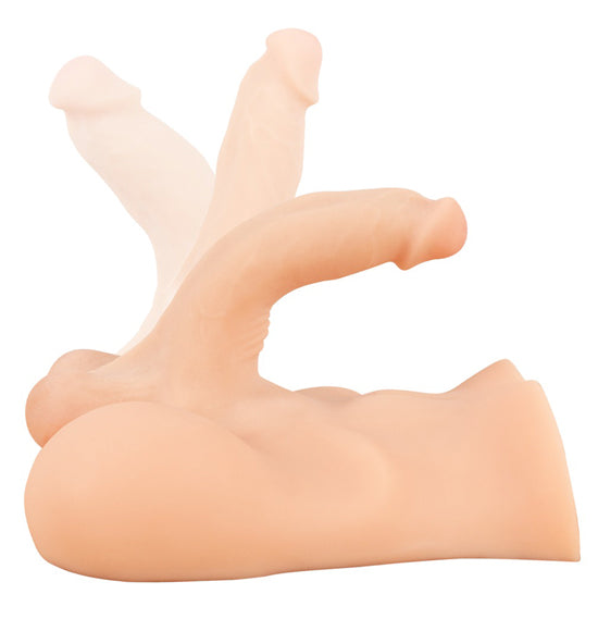 Torso Com Dildo Realístico & Anus - 15cm
