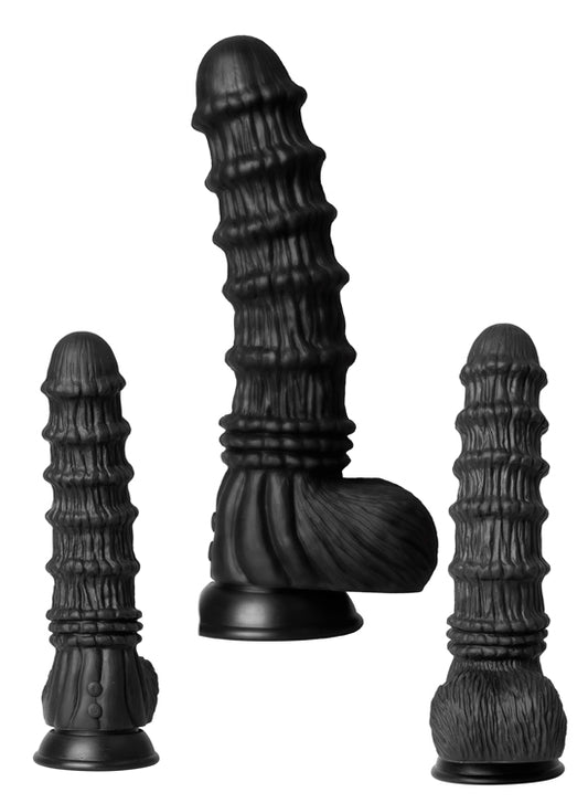 Vibrador Preto XXL - Dragon 21.5cm